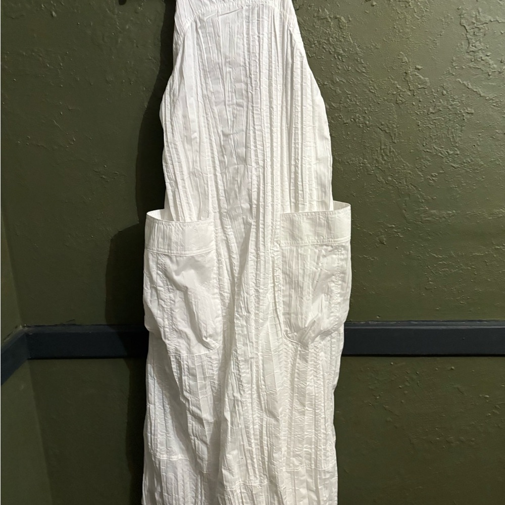 Urban Outfitters Crinkle White Sleeveless Dress - Picture 6 of 15